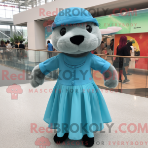 Sky Blue Otter máscara de...