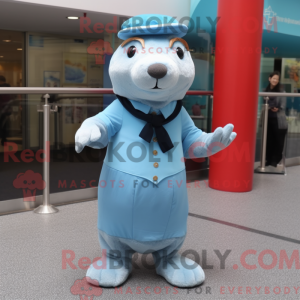 Costume mascotte de loutre...