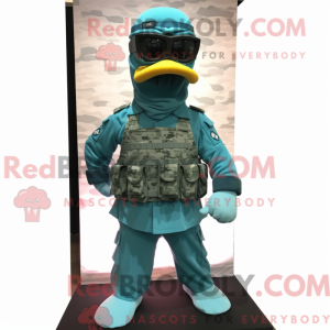 Postava maskota Teal...