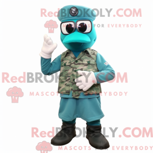 Postava maskota Teal...