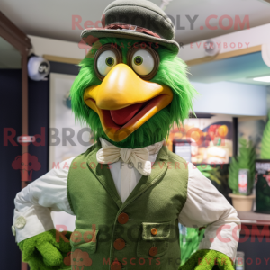Maskottchenkostüm Grüner...