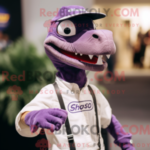 Purple Coelophysis mascot...