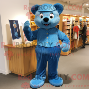 Blue But mascot costume...