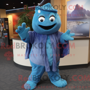 Blue But mascot costume...