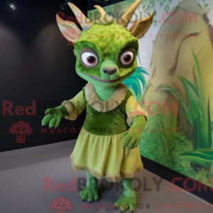 Oliven Chupacabra maskot...