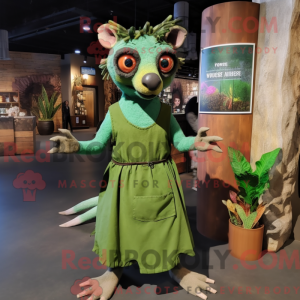 Olive Chupacabra mascot...