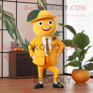 Postava maskota Orange...