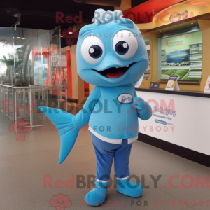 Sky Blue Lax maskot...