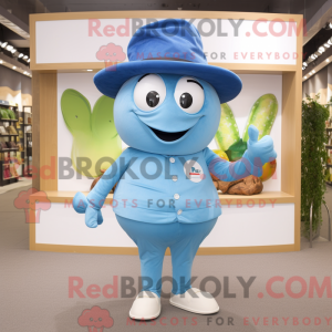 Blue Pepper maskot kostume...