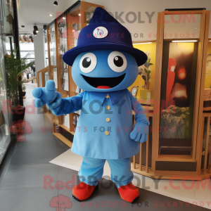 Blue Pepper maskot kostyme...