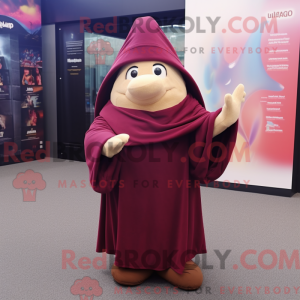 Maroon Wizard mascot...