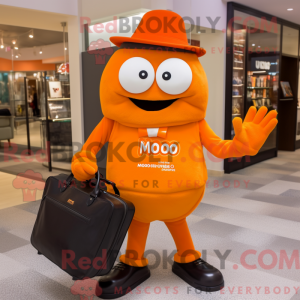Orange Momentum mascot...