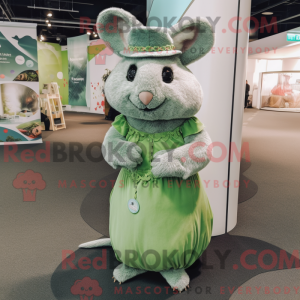 Green Chinchilla mascot...