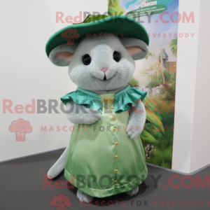 Green Chinchilla mascot...