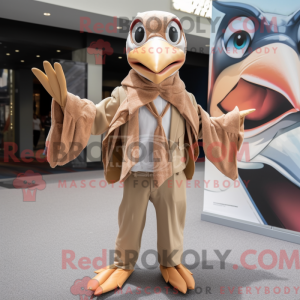 Tan Pterodactyl maskot...