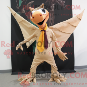 Tan Pterodactyl maskot...