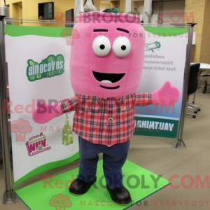 Pink Zucchini mascot...