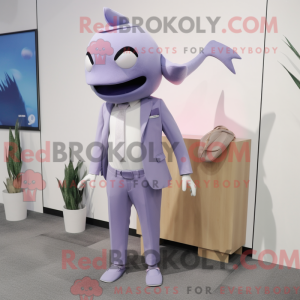 Lavendel sværdfisk maskot...