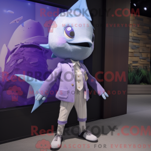 Lavender Swordfish mascot...