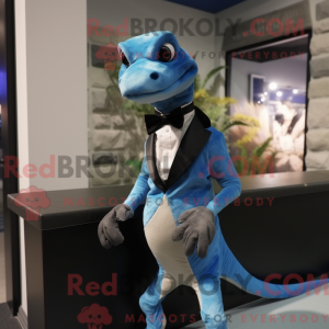 Blue Coelophysis mascot...