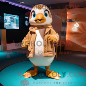 Tan Pinguin Maskottchen...
