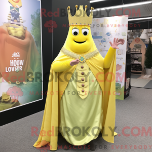 Lemon Yellow King mascot...