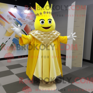 Lemon Yellow King mascot...