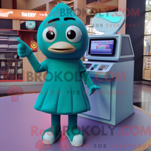 Disfraz de mascota de Teal...
