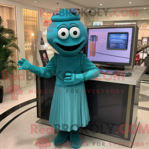 Postava maskota Teal...