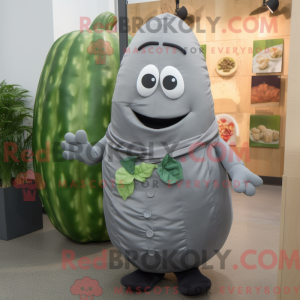Gray Cucumber mascot...