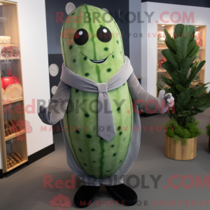 Gray Cucumber mascot...