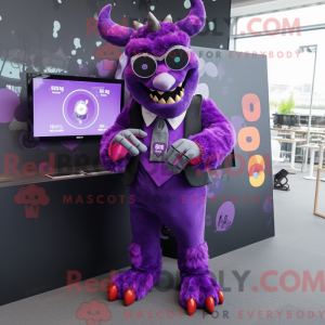 Máscara do Diabo Roxo...