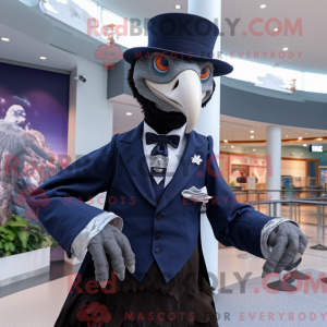 Navy Vulture mascot costume...