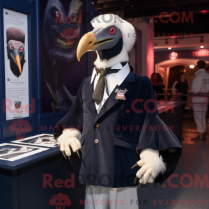 Navy Vulture mascot costume...
