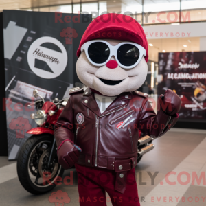 Maroon Cherry mascot...