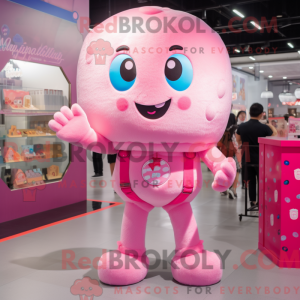 Pink Ice Cream maskot...