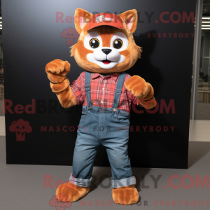 Rust Cat maskot kostume...