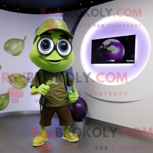 Postava maskota Olive Grape...