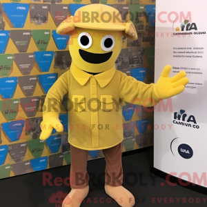 Yellow Para Commando mascot...