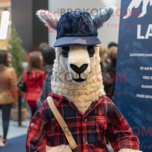 Navy Llama Maskottchen...