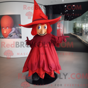 Red Witch-maskotdraktfigur...