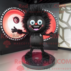 Black Plate Spinner mascot...