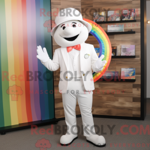White Rainbow mascot...