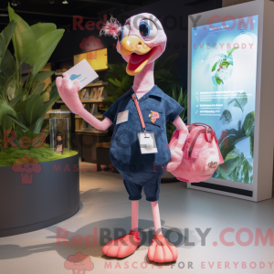 Navy Flamingo maskot...