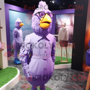 Lavender Hens mascot...