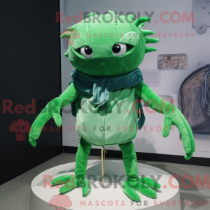 Green Crab mascot costume...