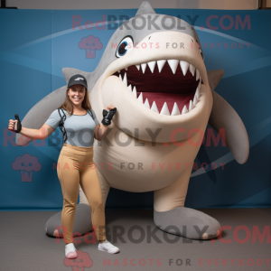 Máscara de Megalodon Tan...