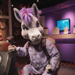 Lavender Donkey mascot...