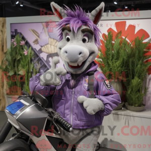 Lavender Donkey mascot...