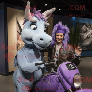 Lavender Donkey mascot...